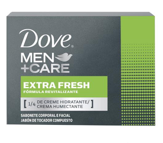 Sabonete em Barra Hidratante Dove Men Care Extra Fresh 90g - Imagem em destaque