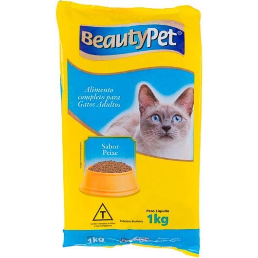 Alimento para gatos pet adulto sabor peixe BeautyPet 1kg - Imagem em destaque