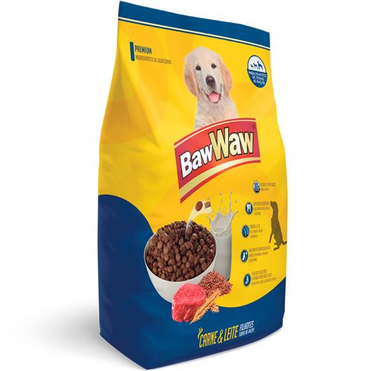 Alimento para cães Filhotes sabor carne Baw Waw 1Kg - Imagem em destaque