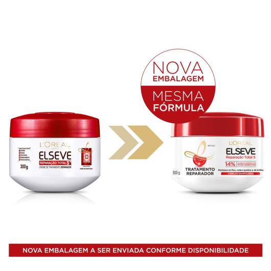 Creme para tratamento Elseve reparação total 5 300g - Imagem em destaque