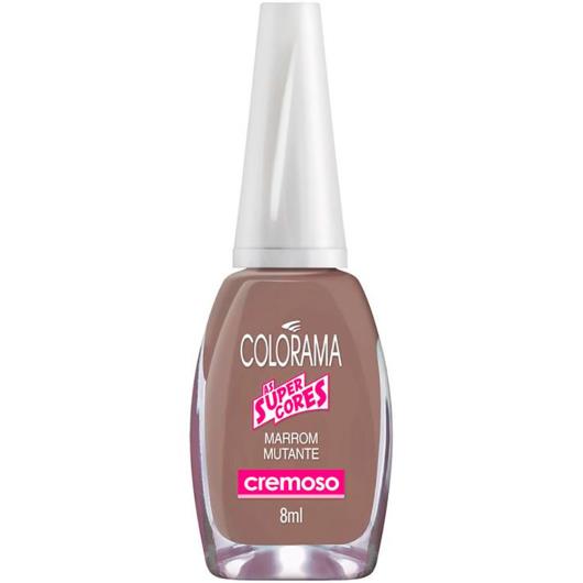 Esmalte Colorama cremoso marrom mutante 8ml - Imagem em destaque