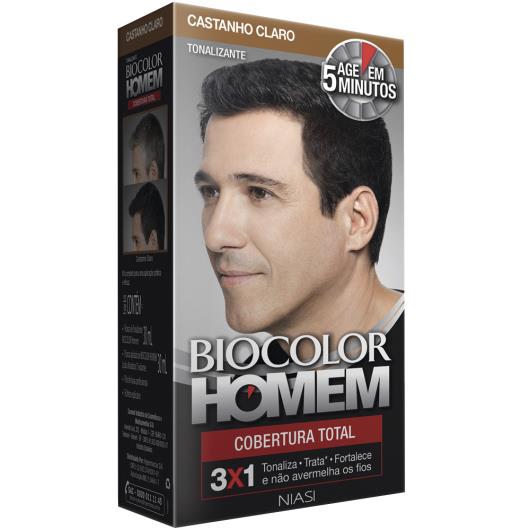 Tonalizante Biocolor Homem Castanho Claro - Imagem em destaque