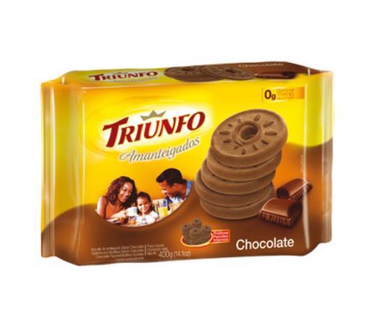 Biscoito amanteigado sabor chocolate Triunfo 330g - Imagem em destaque