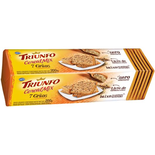 Biscoito Triunfo mix cereais 7 grãos 200g - Imagem em destaque