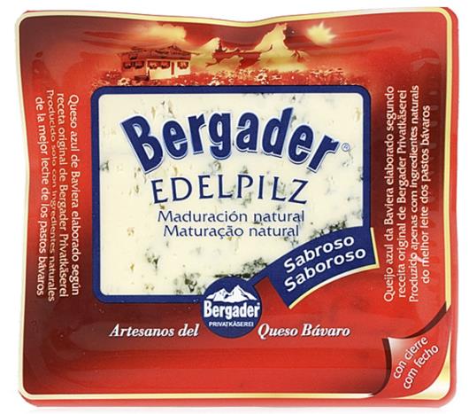 Queijo Bergader gorgonzola fração 100g - Imagem em destaque