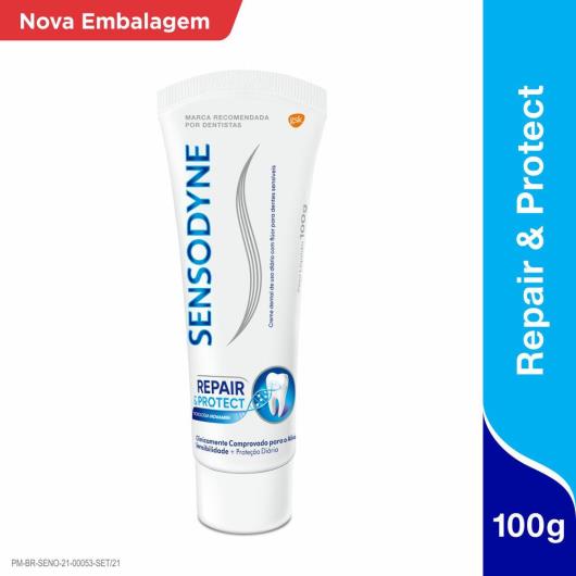 Creme dental Sensodyne repair & protect 100g - Imagem em destaque