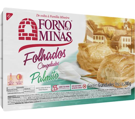 Folhado de palmito Forno Minas 240g - Imagem em destaque