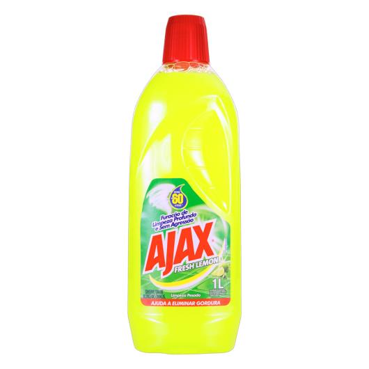 Limpador Limpeza Pesada Fresh Lemon Ajax Frasco 1l - Imagem em destaque