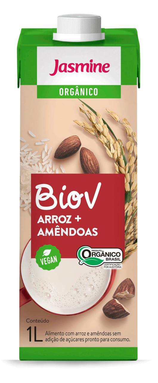Alimento Vegetal BioV Arroz e Amêndoa 1L - Imagem em destaque