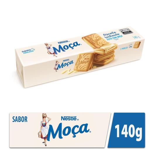 Biscoito Moça recheado de leite condensado 140g - Imagem em destaque