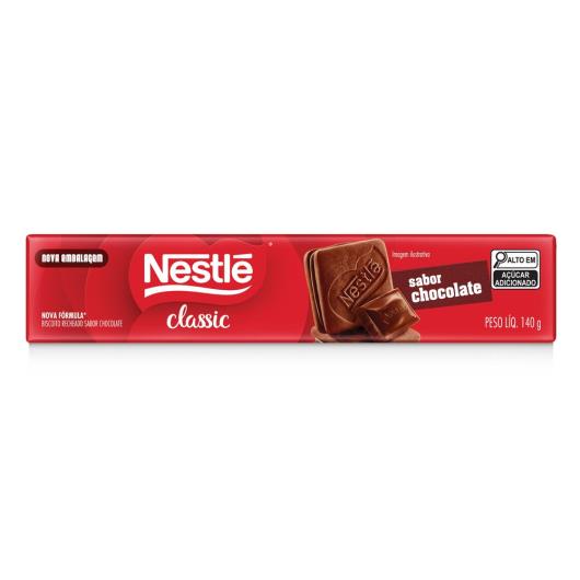 Biscoito CLASSIC Nestlé® Recheado Chocolate 140g - Imagem em destaque