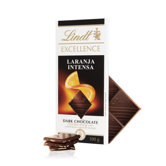 Chocolate Lindt Excellence Tablete Dark Laranja 100g - Imagem em destaque