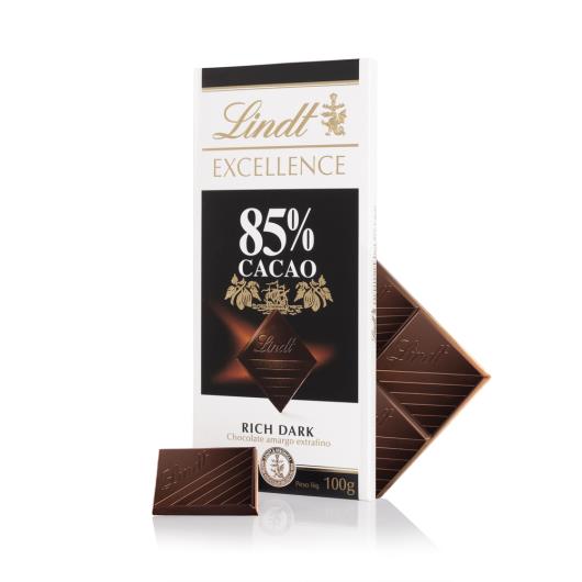 Chocolate Lindt Excellence Tablete 85% Dark 100g - Imagem em destaque