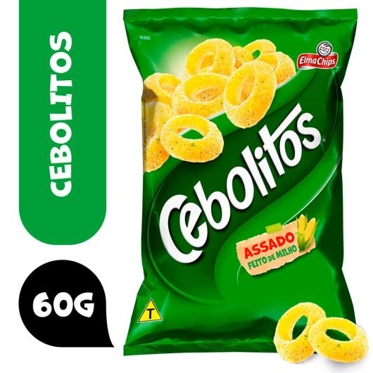 Salgadinho de Milho Cebola Elma Chips Cebolitos Pacote 60g - Imagem em destaque