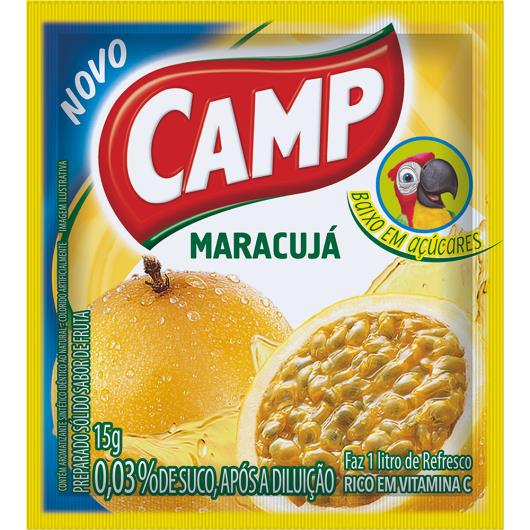 Preparo para Refresco Camp Maracujá 15g - Imagem em destaque