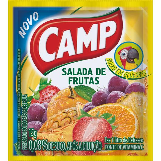 Refresco em pó  Camp salada de frutas 15g - Imagem em destaque