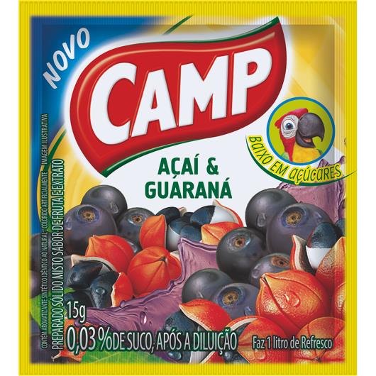 Refresco em pó Camp açaí com guaraná 15g - Imagem em destaque