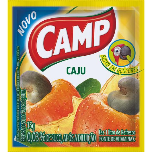 Refresco em pó Camp caju 15g - Imagem em destaque