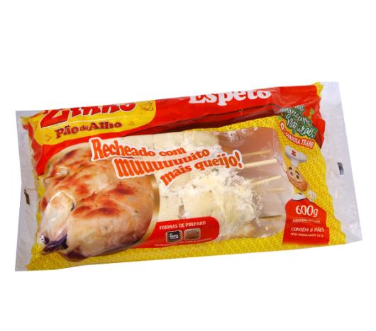 Pão de Alho Zinho Especial Recheado Queijo 600g - Imagem em destaque