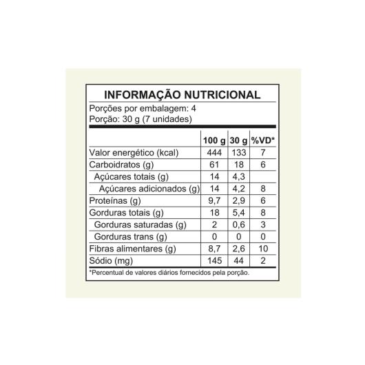 Cookie orgânico integral banana com cacau Mãe Terra 120g - Imagem em destaque