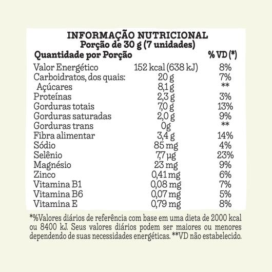 Mini Cookies Mãe Terra Banana e Cacau Orgânico 120g - Imagem em destaque