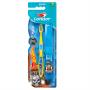 Escova Dental Macia Hot Wheels Condor Júnior Cabeça P Grátis Estojo Protetor
