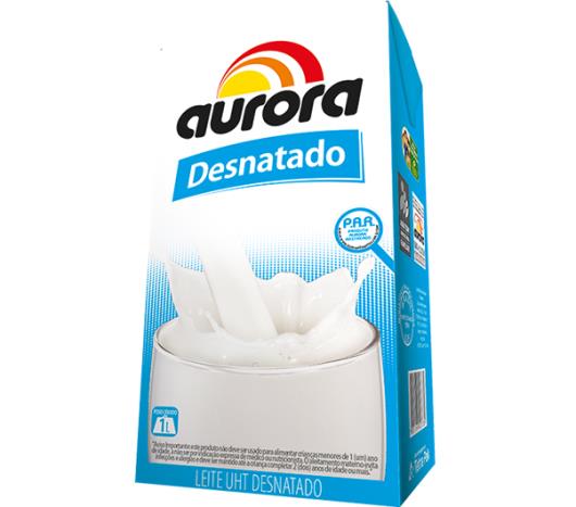Leite Aurora Desnatado 1L - Imagem em destaque