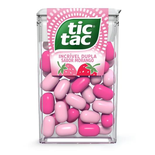 TIC TAC PASTILHAS SABOR MORANGO 16G - Imagem em destaque