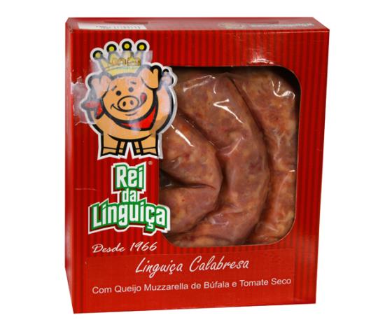 Linguiça Calabresa Rei da Linguiça Mussarela Búfala e Tomate Seco 500g - Imagem em destaque