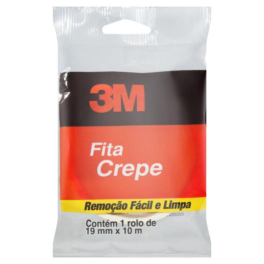 Fita Crepe 3M 19mm x 10m - Imagem em destaque