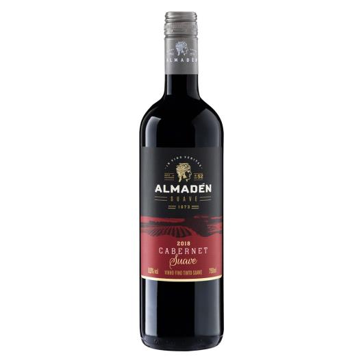 Vinho Brasileiro Tinto Suave Almadén Cabernet Campanha Garrafa 750ml - Imagem em destaque