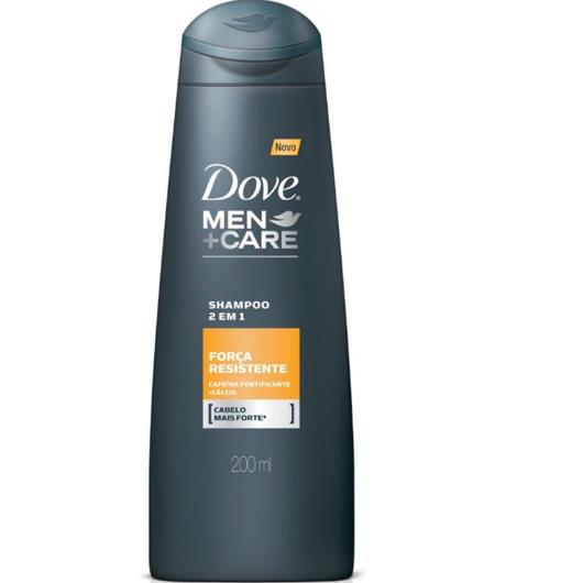 Shampoo Dove men+care 2 em 1 força e resistência 200ml - Imagem em destaque