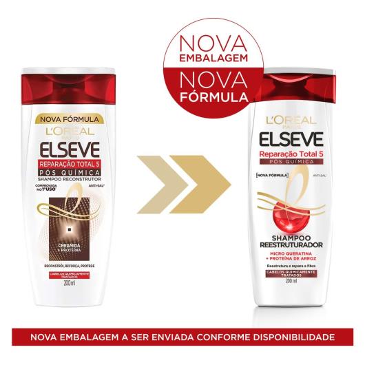Shampoo Elsève reparação total 5 especial química 200ml - Imagem em destaque