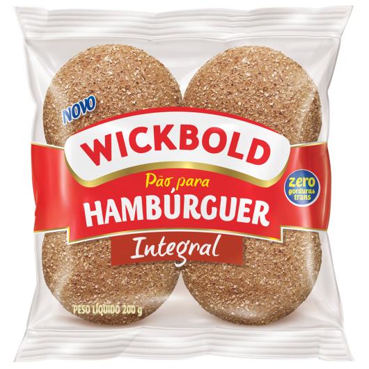 Pão Wickbold hambúrguer integral 200g - Imagem em destaque
