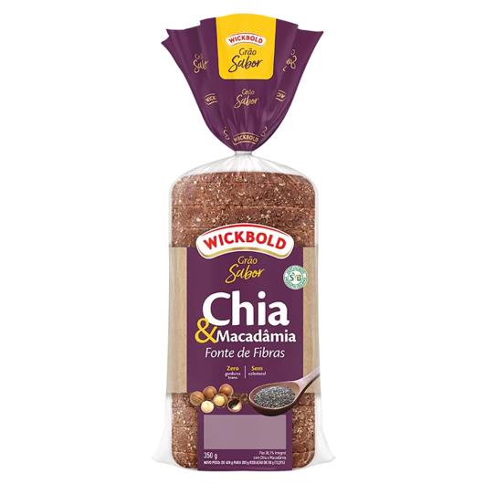 Pão Grão Sabor Wickbold Chia e Macadâmia 350g - Imagem em destaque