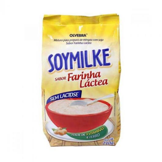 Mistura Para Preparo Mingau Soymilk Farinha Láctea Sem Lactose 210g - Imagem em destaque
