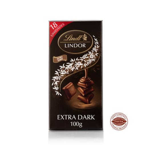 Chocolate Lindt Lindor Singles 60% Dark 100g - Imagem em destaque