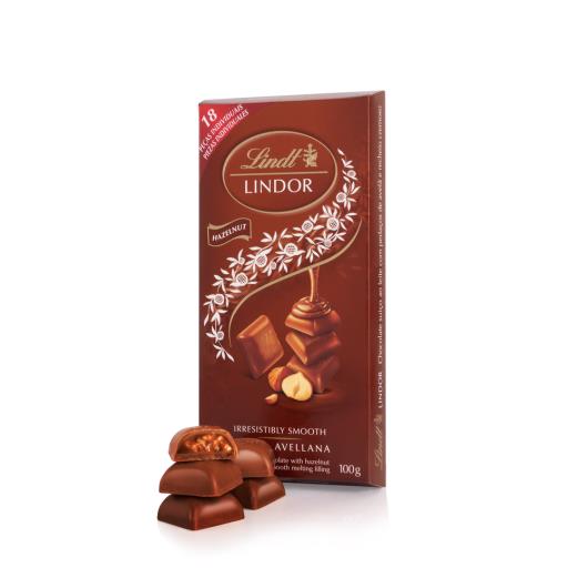 Chocolate Lindt Lindor Singles Ao Leite com Avelã 100g - Imagem em destaque