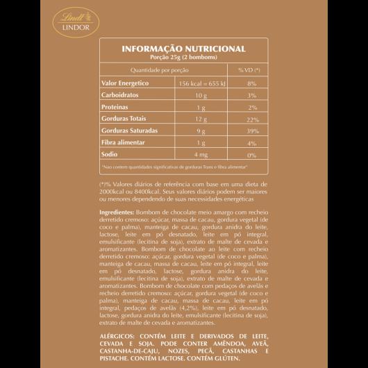 Caixa de Bombons Sortidos Lindt Lindor Cornet 16 unidades 200g - Imagem em destaque