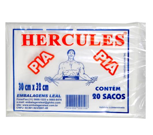 Saco Lixo Hercúles Pia 30cm x 32cm c/ 20 unids. - Imagem em destaque