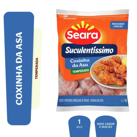 Coxinha da asa temperada Suculentíssimo Seara IQF 1kg - Imagem em destaque