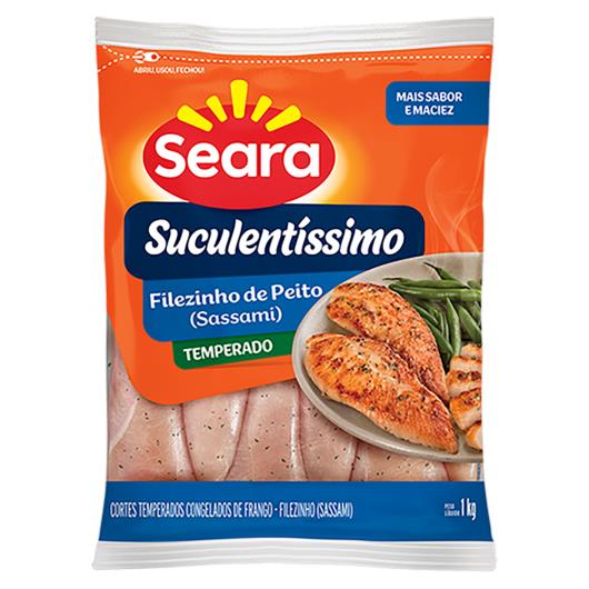 Filezinho de Peito de Frango Seara Congelado Temperado 1kg - Imagem em destaque