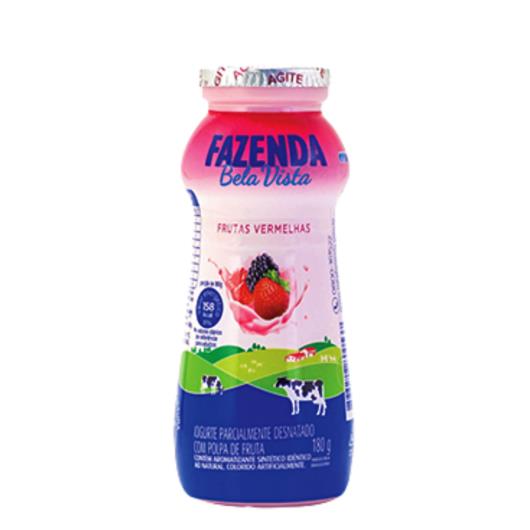 Iogurte líquido frutas vermelhas Fazenda Bela Vista 180g - Imagem em destaque