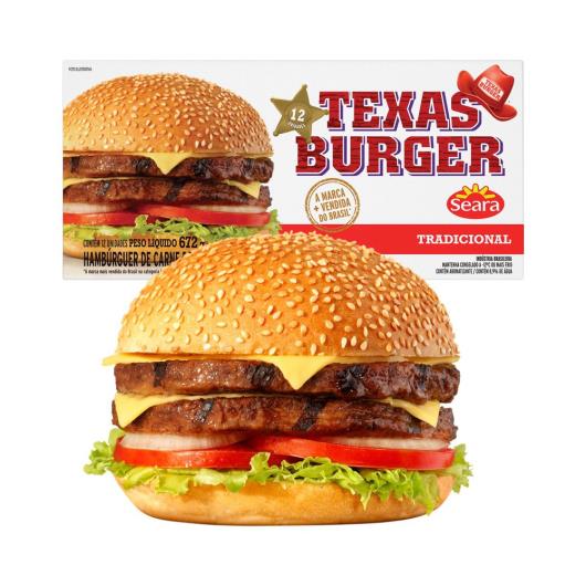 Hambúrguer Seara Texas Burguer 672g - Imagem em destaque