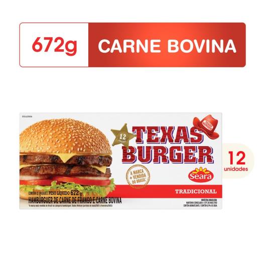 Hambúrguer Seara Texas Burguer 672g - Imagem em destaque