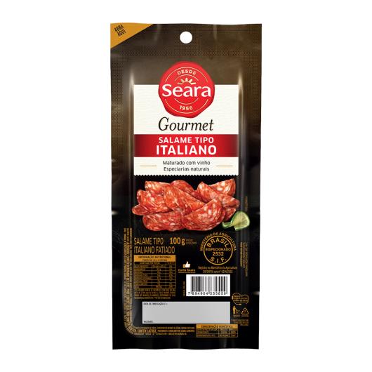 Salame Tipo Italiano Fatiado Seara Gourmet 100g - Imagem em destaque