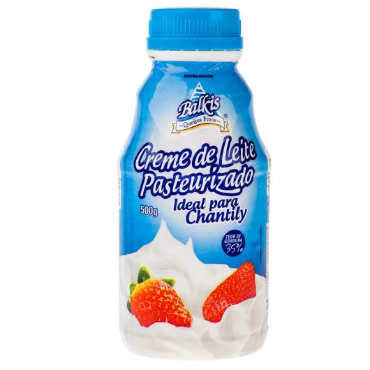 Creme de leite pasteurizado Chantilly Balkis 500g - Imagem em destaque