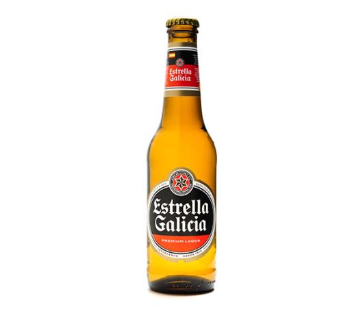 Cerveja Estrella Galicia long neck 330ml - Imagem em destaque