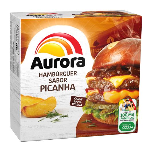 Hambúrguer Aurora bovino picanha 360g - Imagem em destaque
