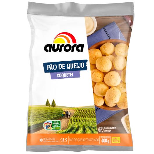 Pão de Queijo Congelado Aurora Coquetel 400g - Imagem em destaque